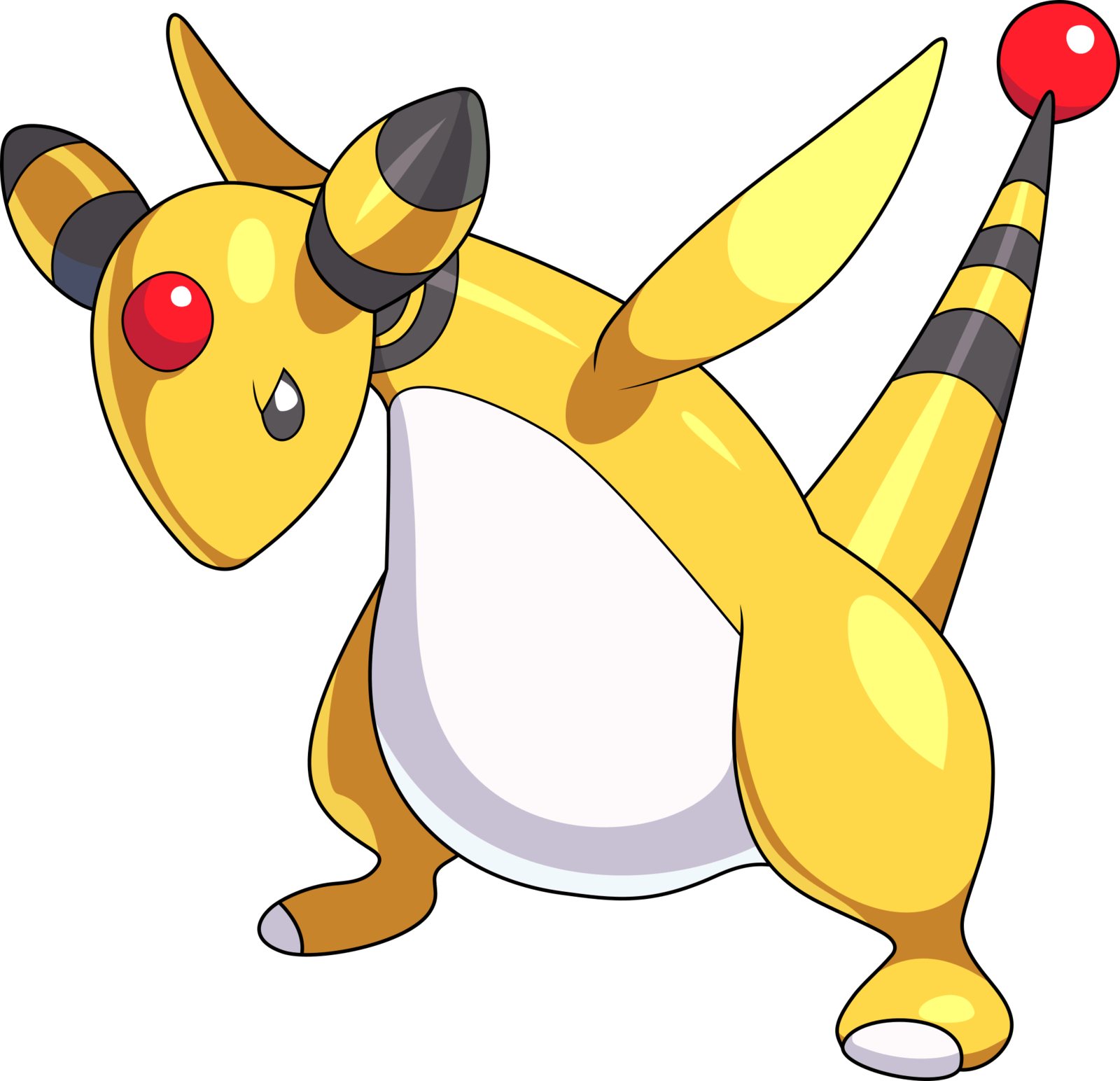 1600x1544 Ampharos Vector By Pokemon Vector Art