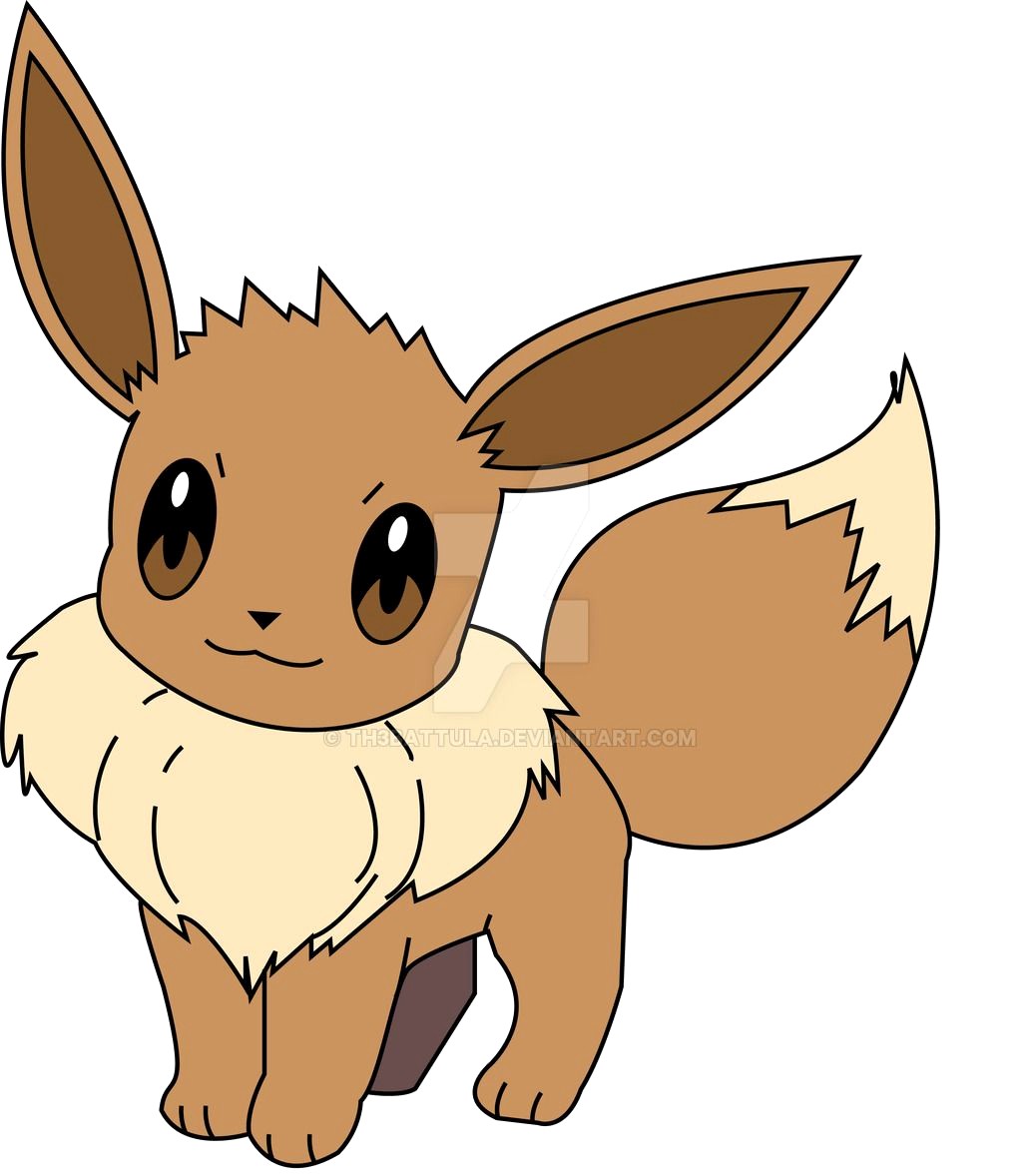 1024x1178 Practice Pokemon Vector 2 Eevee By Th3battula