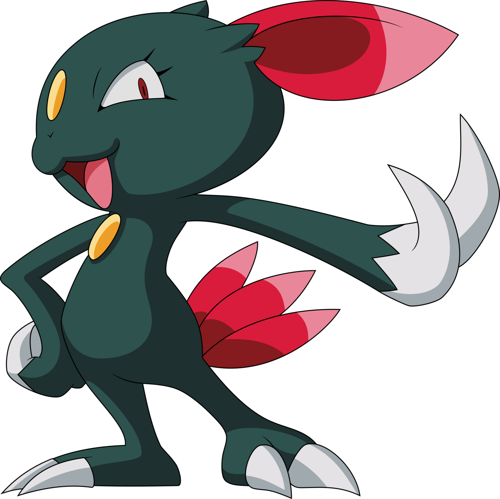 1600x1596 Sneasel Vector By Pokemon Vector Art Wallpaper For