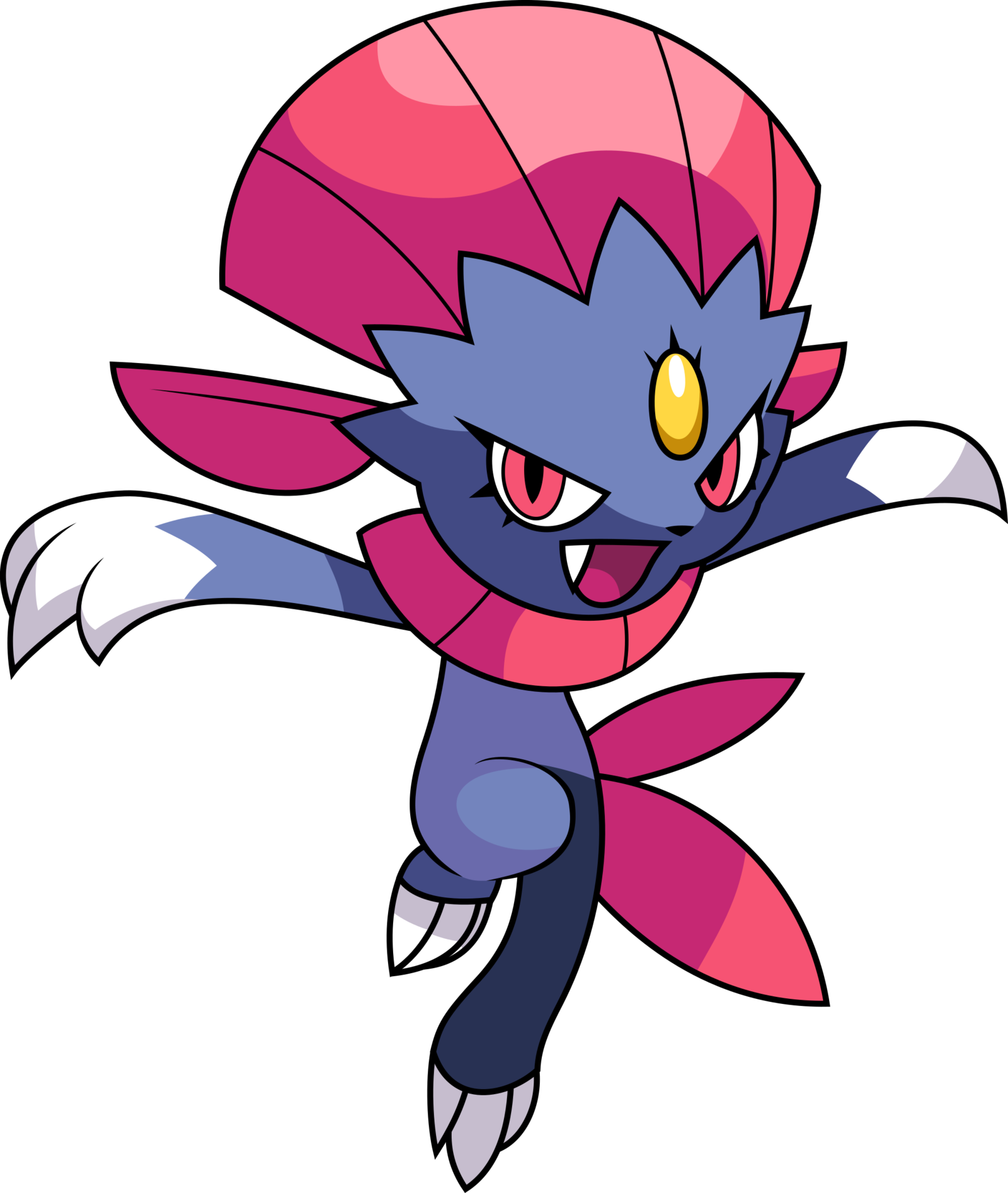 1600x1893 Weavile Vector By Pokemon Vector Art