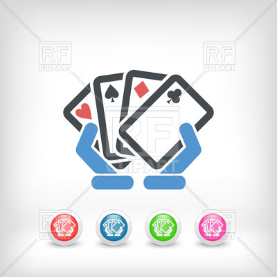 400x400 Poker Game Pictogram Icon Vector Image Vector Artwork Of Sport