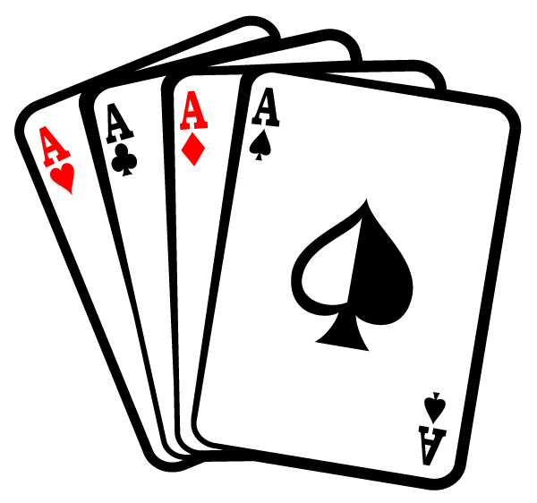 600x562 Aces Poker Playing Cards Vector Free 123freevectors