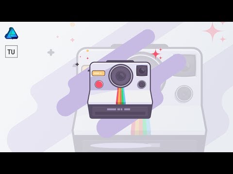 480x360 Polaroid Camera Vector Illustration