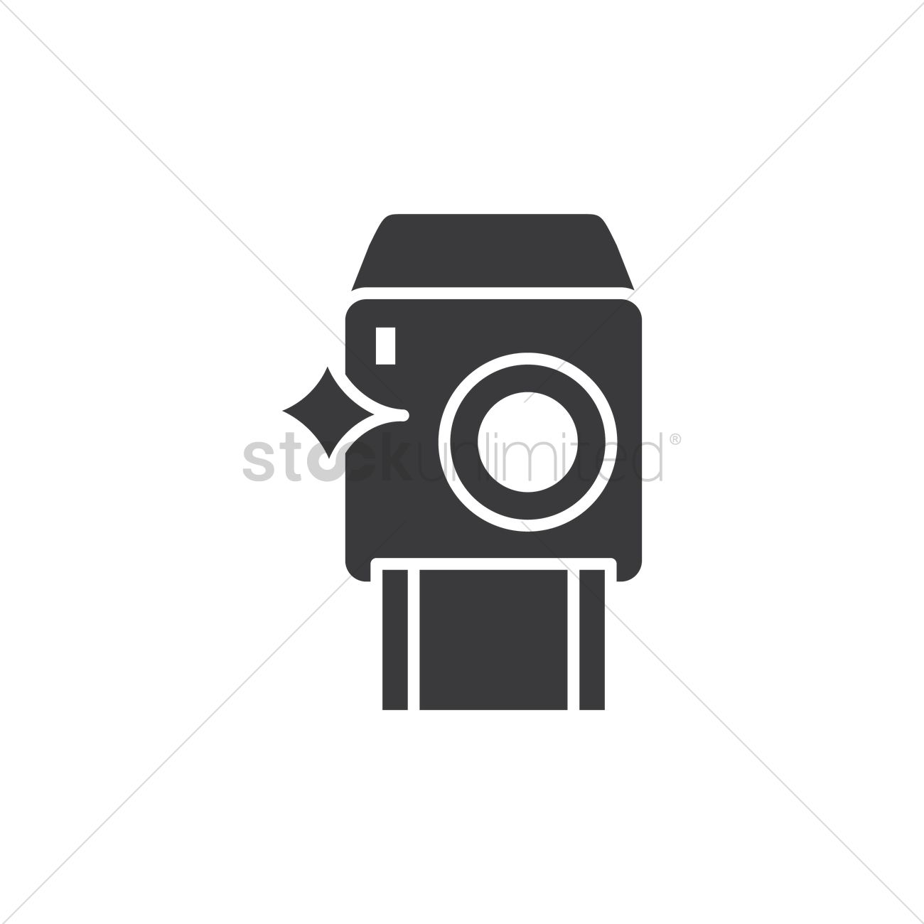 1300x1300 Polaroid Camera Vector Image