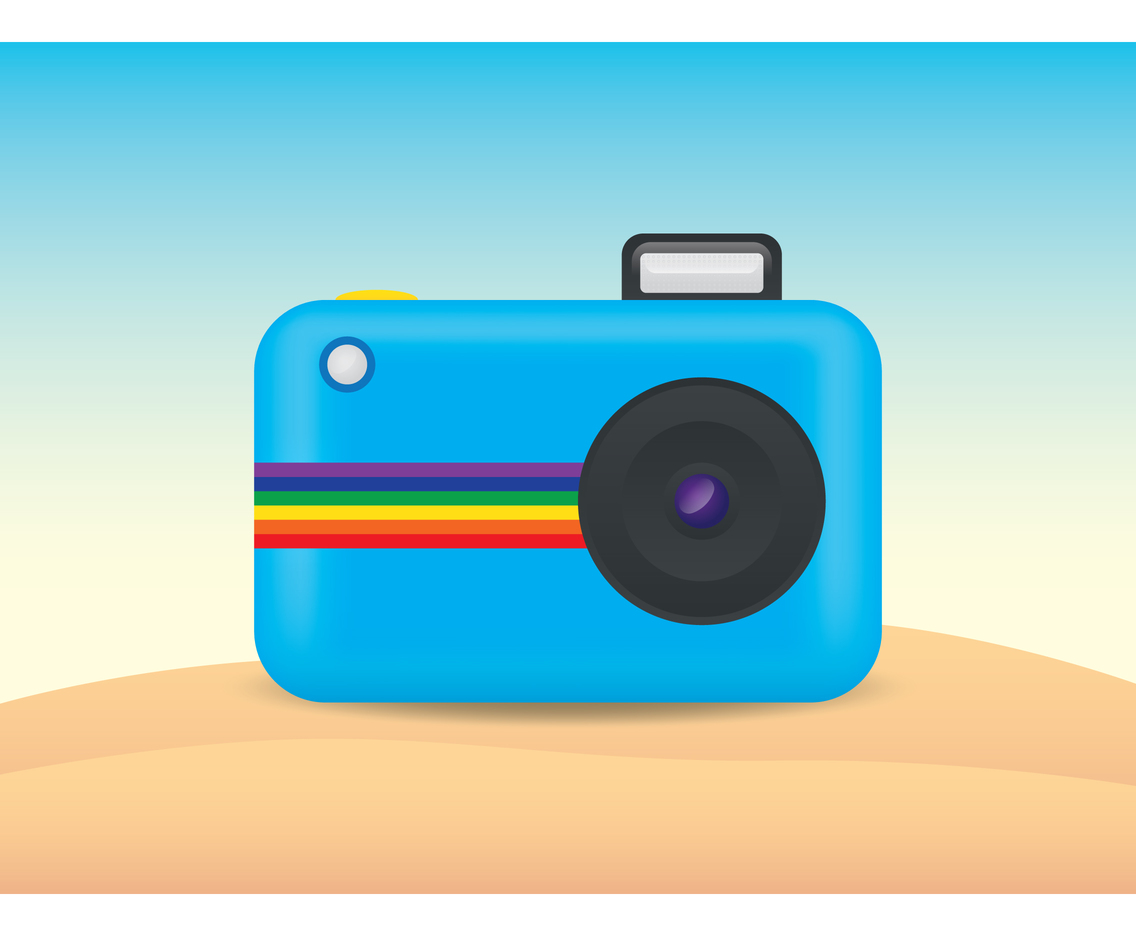 1136x936 Realistic Polaroid Camera Vector Art Amp Graphics