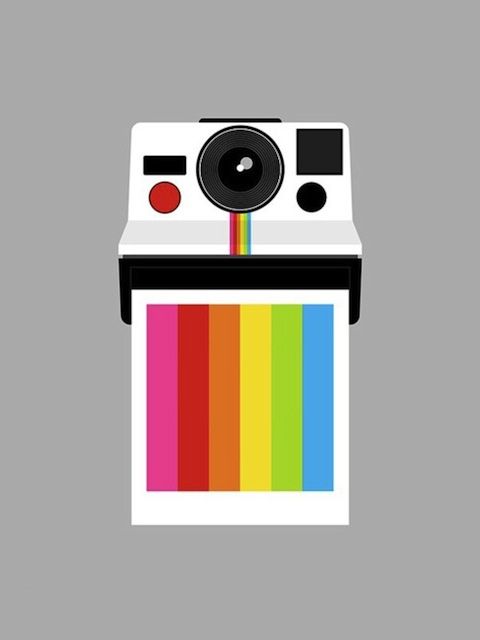 480x640 Polaroid Camera Design
