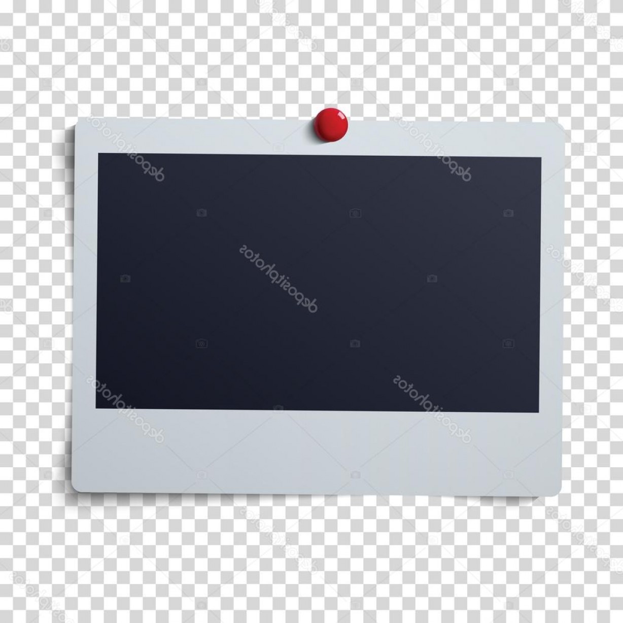 1228x1228 Stock Illustration Polaroid Frame Vector Illustration Single