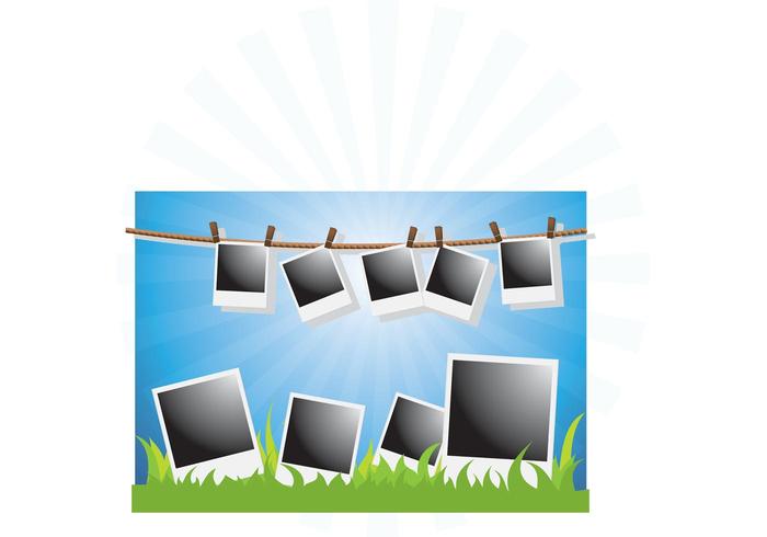 700x490 Polaroid Vector Graphics