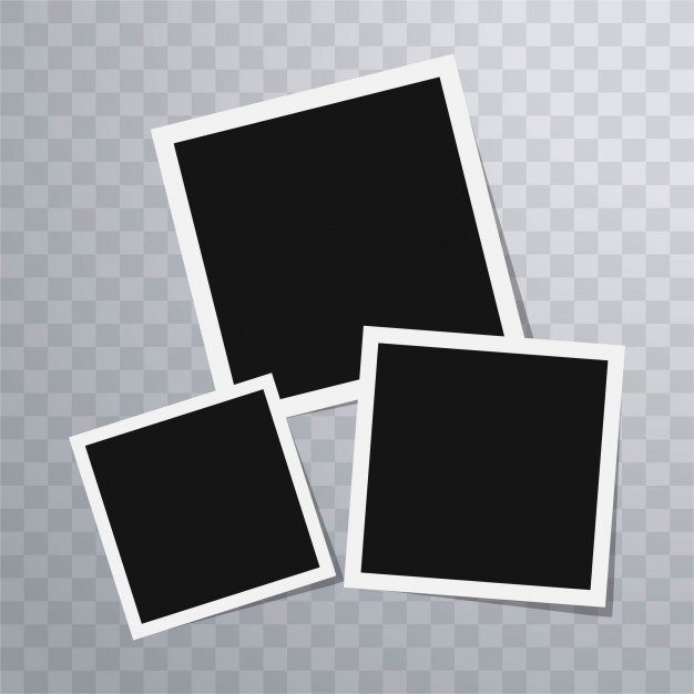 626x626 Polaroid Photo Frames Template Vector Free Download
