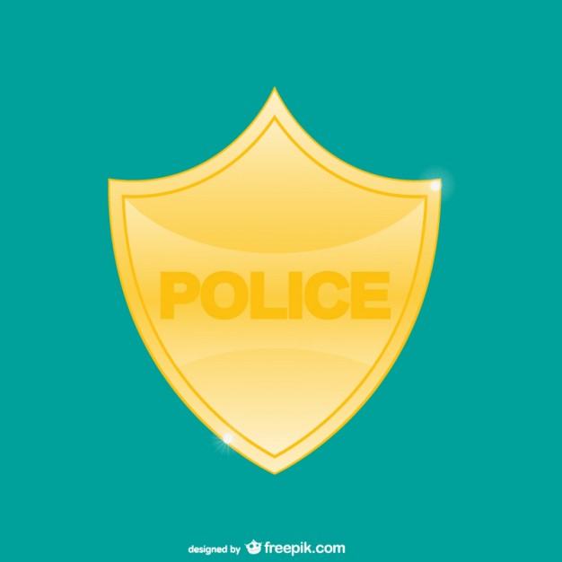626x626 Police Badge Vector Vector Free Download