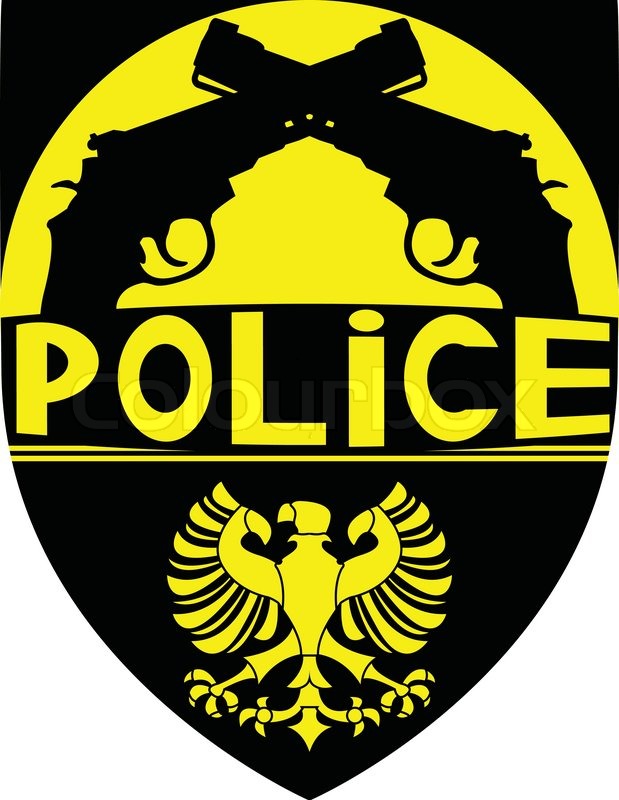 619x800 Police Badge. Vector Illustration For Design Stock Vector
