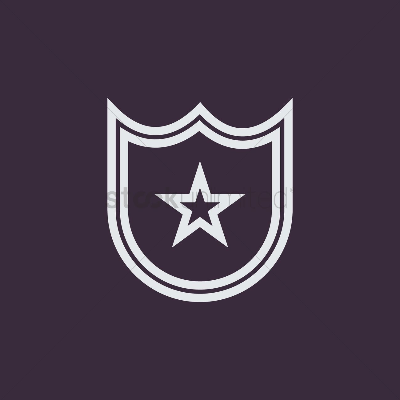 1300x1300 Police Badge Vector Image