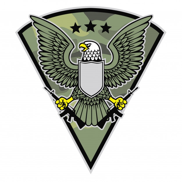626x626 Military Badge Vector Free