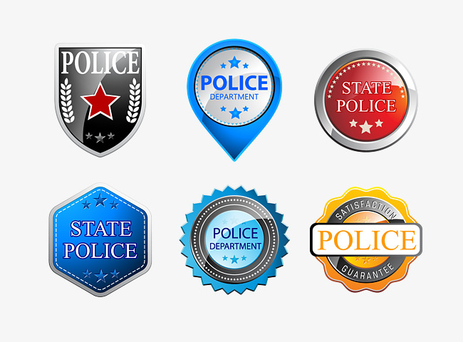 650x480 Police Badge Collection, Badge Vector, Blue, Policemen Png And