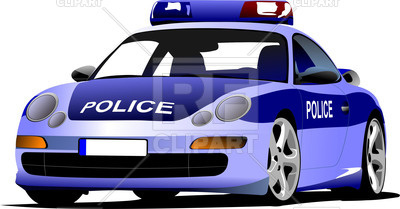 400x209 Police Car Vector Image Vector Artwork Of Transportation