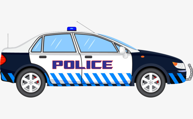 650x400 Png Police Car Vector Material, Car Vector, Vector, Vector