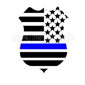 300x300 The Thin Blue Line Police Symbol Vector Orangiausa