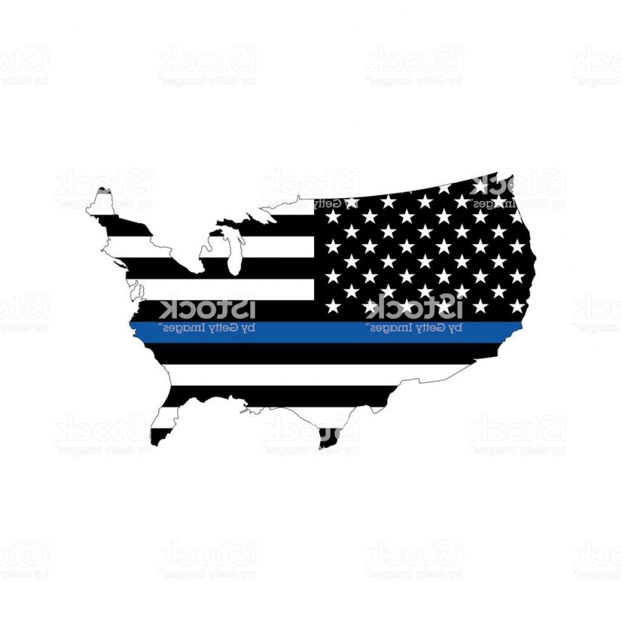 1228x1228 Vector Usa Police Flag Map Gm Lazttweet