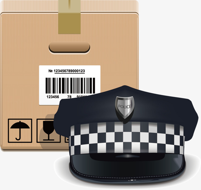 650x617 Police Hat Vector Material, Policemen, Police Hat, Vector Material
