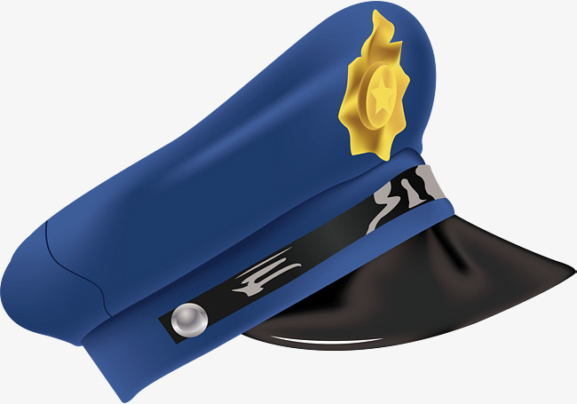 650x455 Blue Police Hat, Blue Vector, Hat Vector, Vector Png Png And
