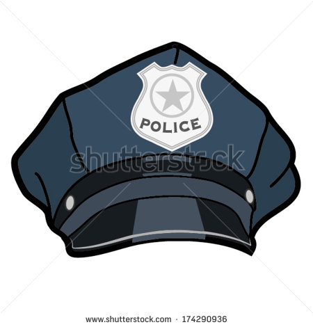 450x470 Cartoon Police Hat Police Hat Illustration Vector Stock Vector