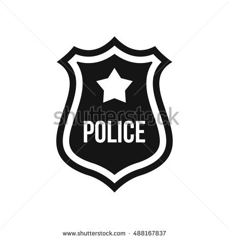 450x470 Police Badge Vector Collection