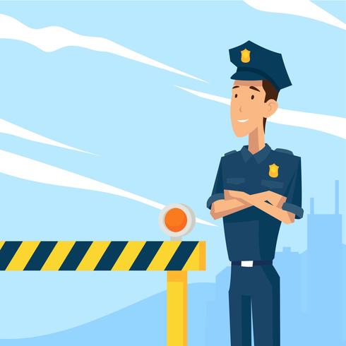 490x490 Police Officer Vector