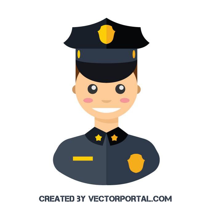 660x660 Police Officer Clip Art Vector