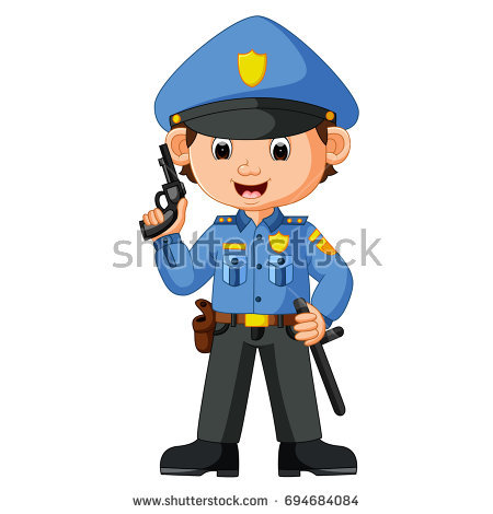 450x470 Delighted Picture Of Policeman Police Officer Royalty Free Vector