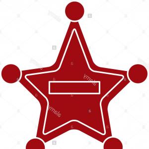 300x300 Sheriffs Badge With Star Vector Clipart Arenawp