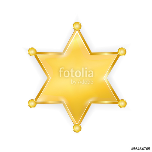 500x500 Gold Police Star Stock Image And Royalty Free Vector Files On