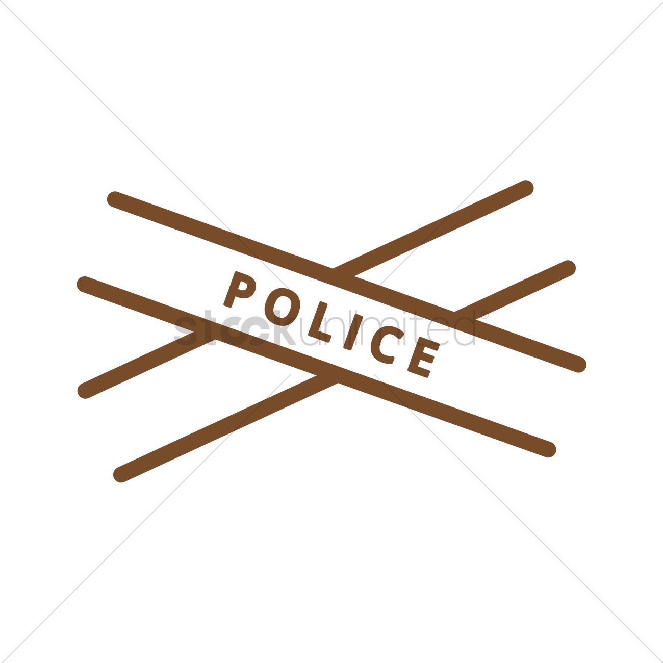 1300x1300 Police Tape Vector Image