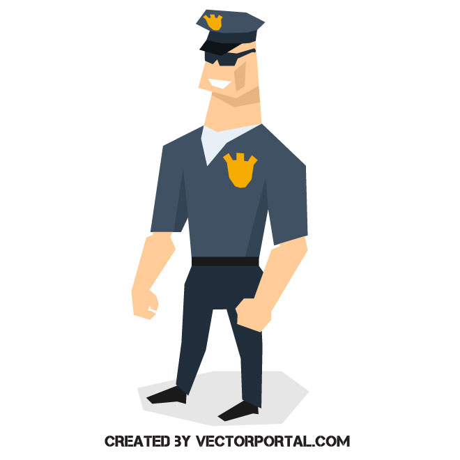 660x660 Police Office Cartoon Vector Clip Art