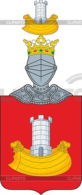 170x400 Polish Family Coat Of Arms Korab Stock Vector Graphics Cliparto