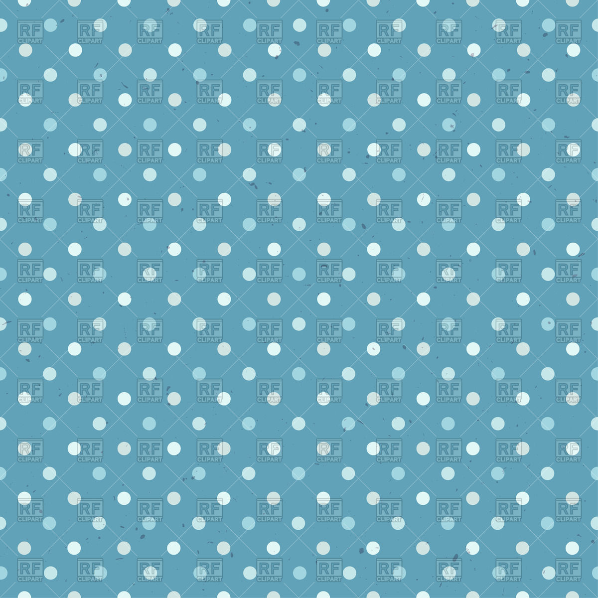 1200x1200 Seamless Blue Polka Dot Pattern Vector Image Vector Artwork Of