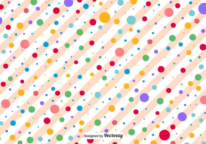 700x490 Polka Dots Vector Pattern