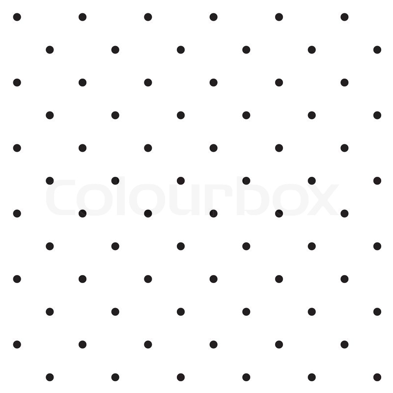800x800 Seamless Polka Dot Background Stock Vector Colourbox