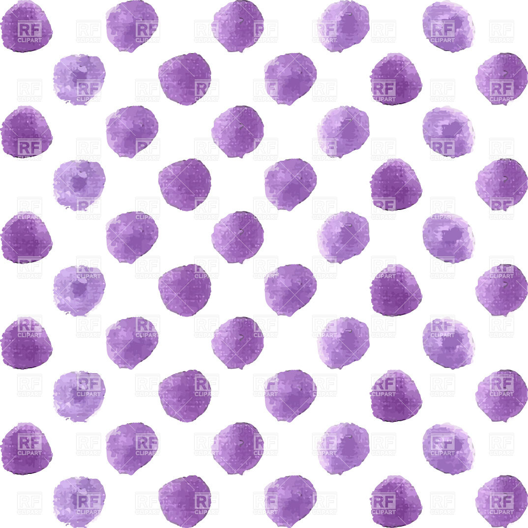1074x1074 Seamless Watercolor Polka Dot Pattern Vector Image Vector