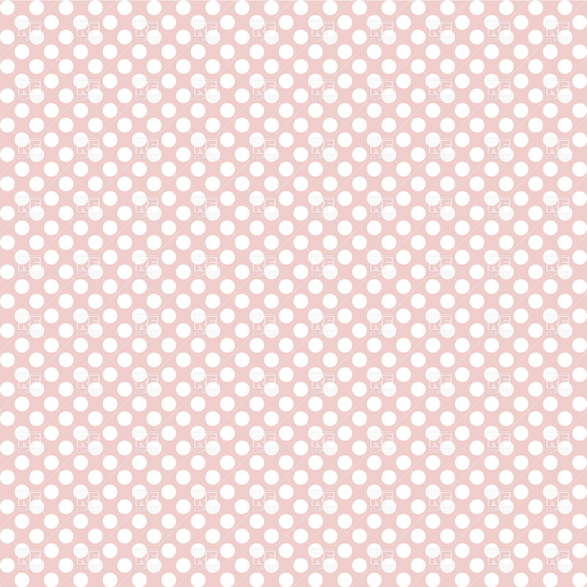 1200x1200 Seamless Polka Dot Pink Wallpaper Vector Image Vector Artwork Of