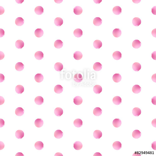 500x500 Watercolor Texture Pink Polka Dots