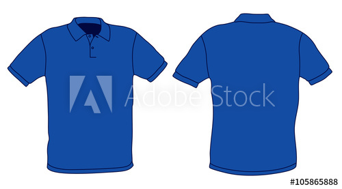 500x277 Polo Shirt Template Vector