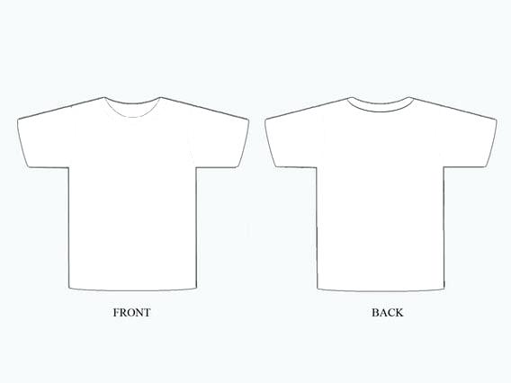568x426 T Shirt Template By N Tart Blank Examples To Download Vector And