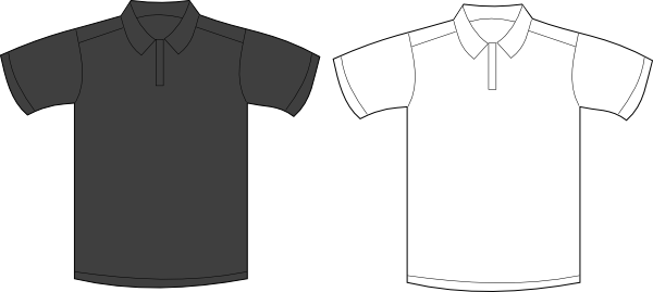 600x269 Polo Gray White Clip Art