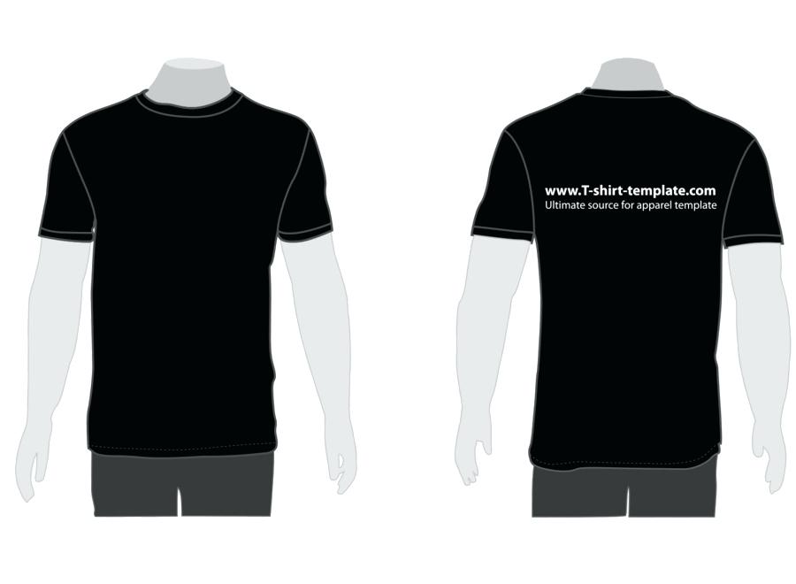 900x660 Black Polo Shirt Template Vector Printed T Ecosolidario.co