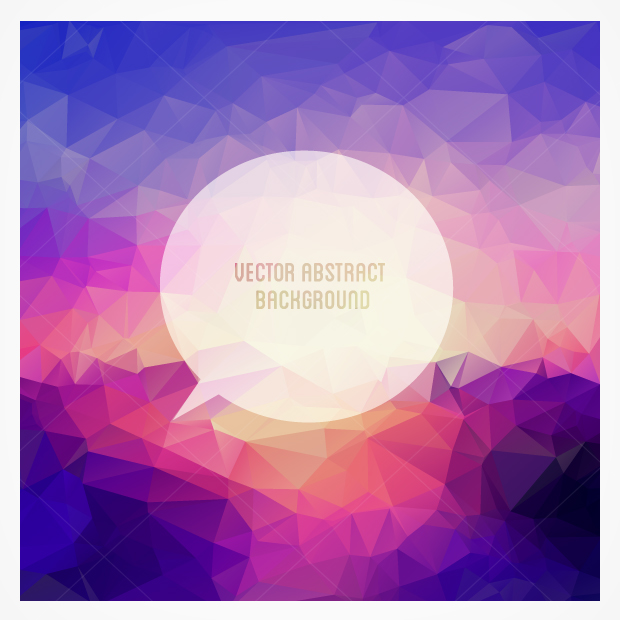 620x620 90 Beautiful Polygonal Vector Packs