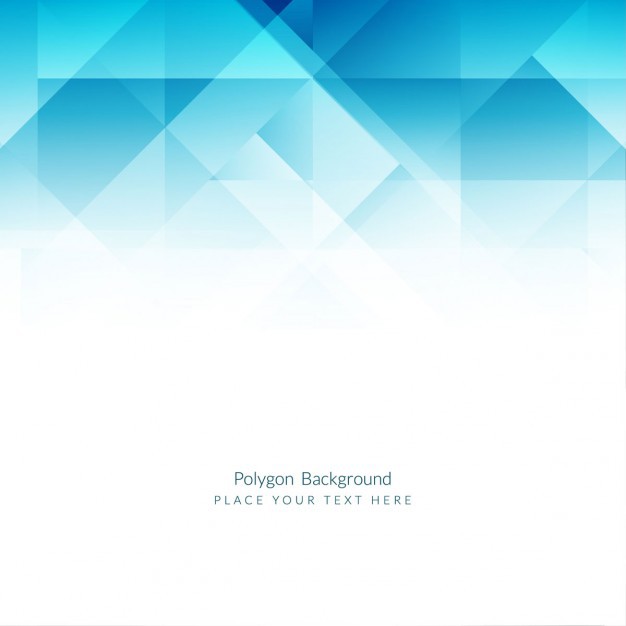 626x626 Vector ] Blue Polygons Background In Flat Design Free Download
