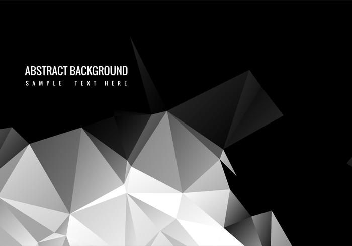 700x490 Free Black Polygon Vector Background