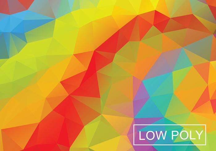 700x490 Geometric Orange Polygonal Vector Background