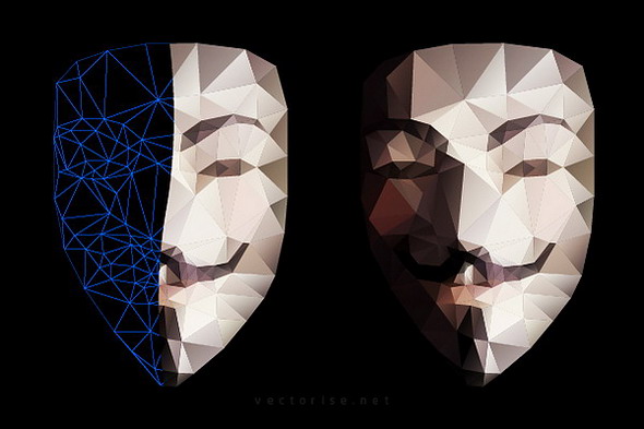 590x393 Triangle Polygon Vector Illustrations Vectorise