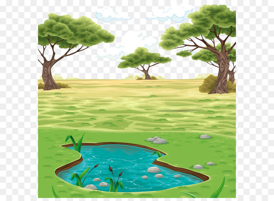 900x660 Landscape Drawing Clip Art